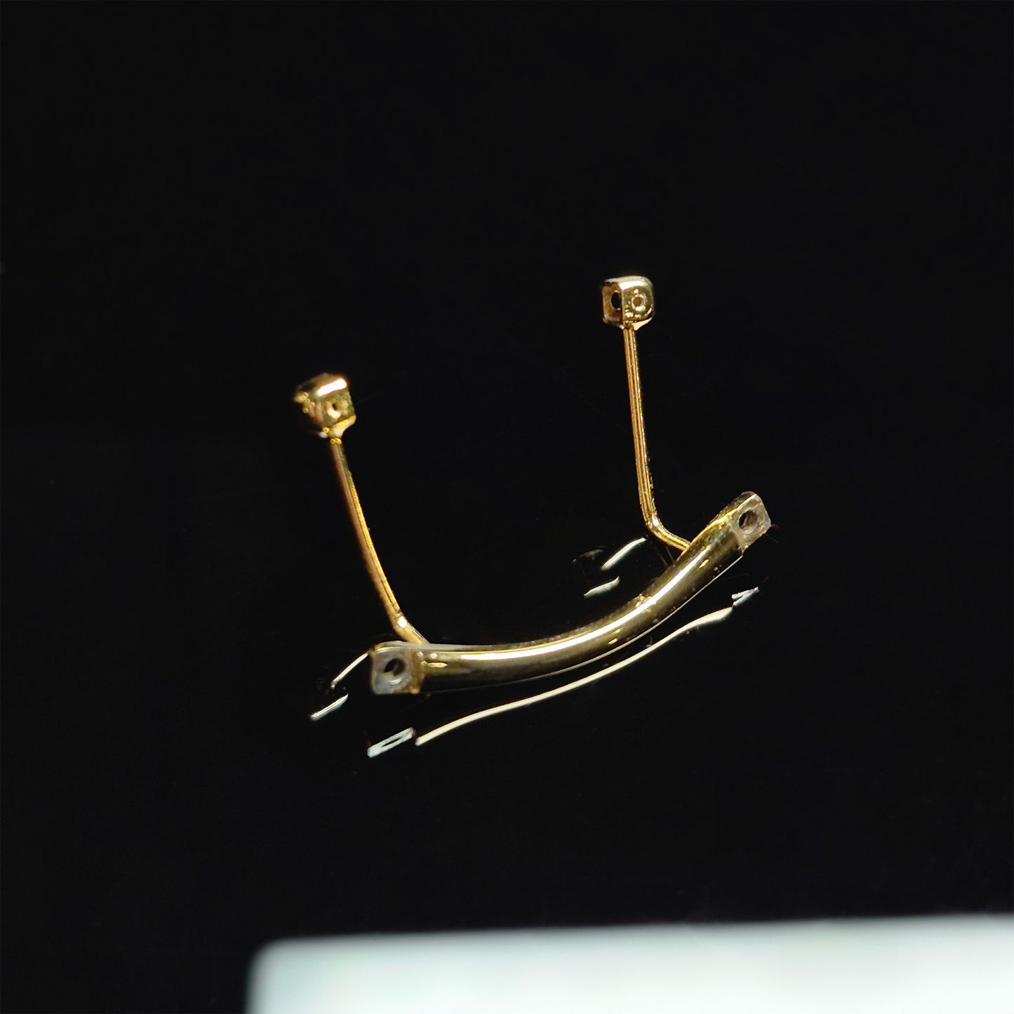 Cartier C Decor Nose Bridge (Aftermarket - Not for Cartier Specs) - Gold (18mm)