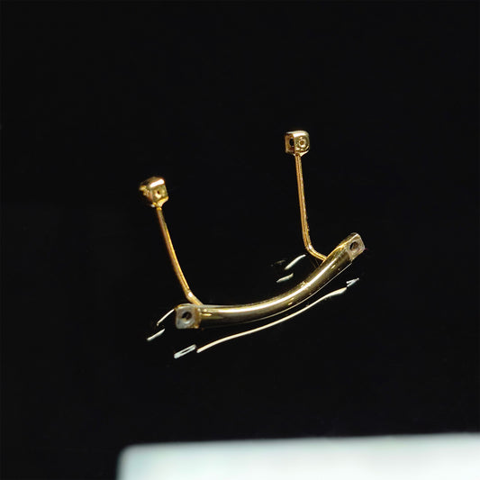 Cartier C Decor Nose Bridge (Aftermarket - Not for Cartier Specs) - Gold (18mm)