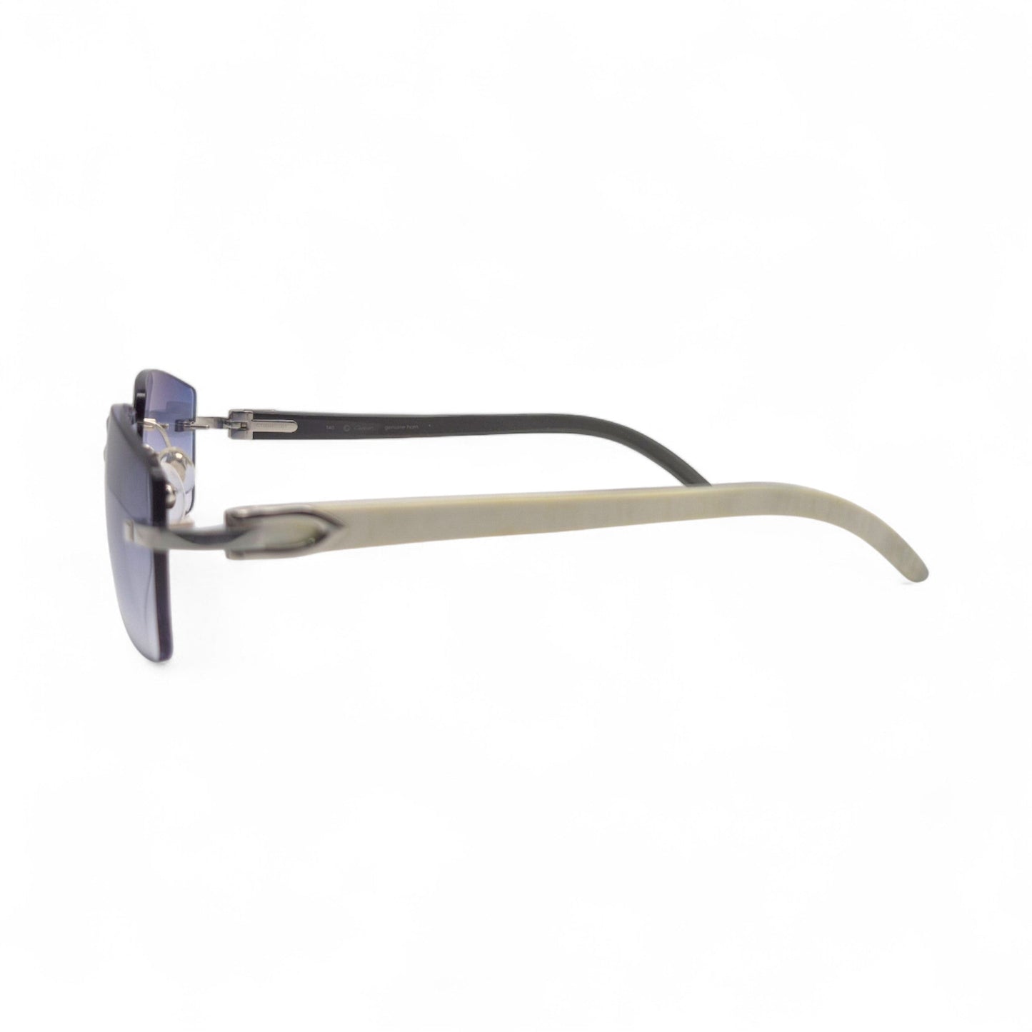 C_Decor_Silver_White_Buffs_Sunglasses_Smoke_Gray_Square_Lenses
