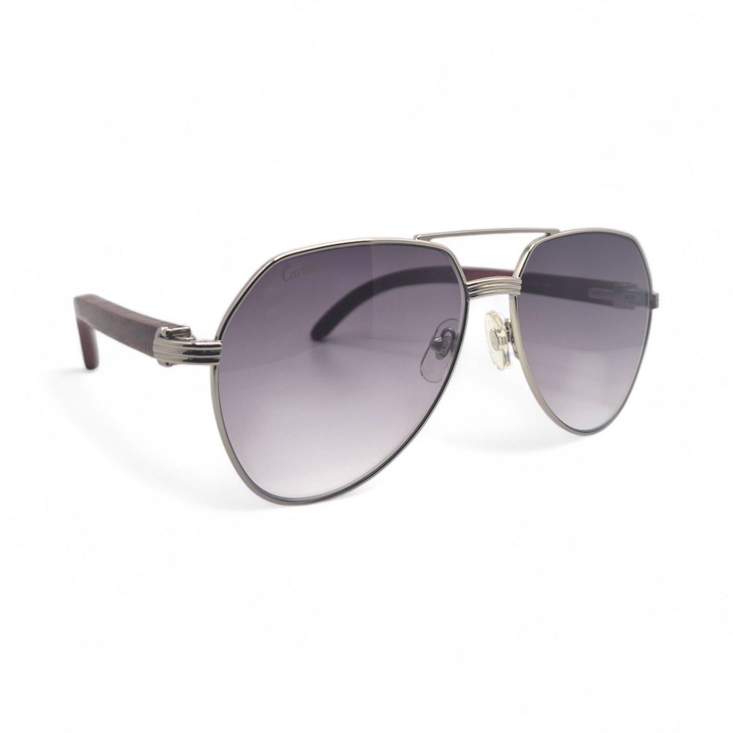CT0272S Santos Aviators Sunglasses - Woods w/ Faded Lenses