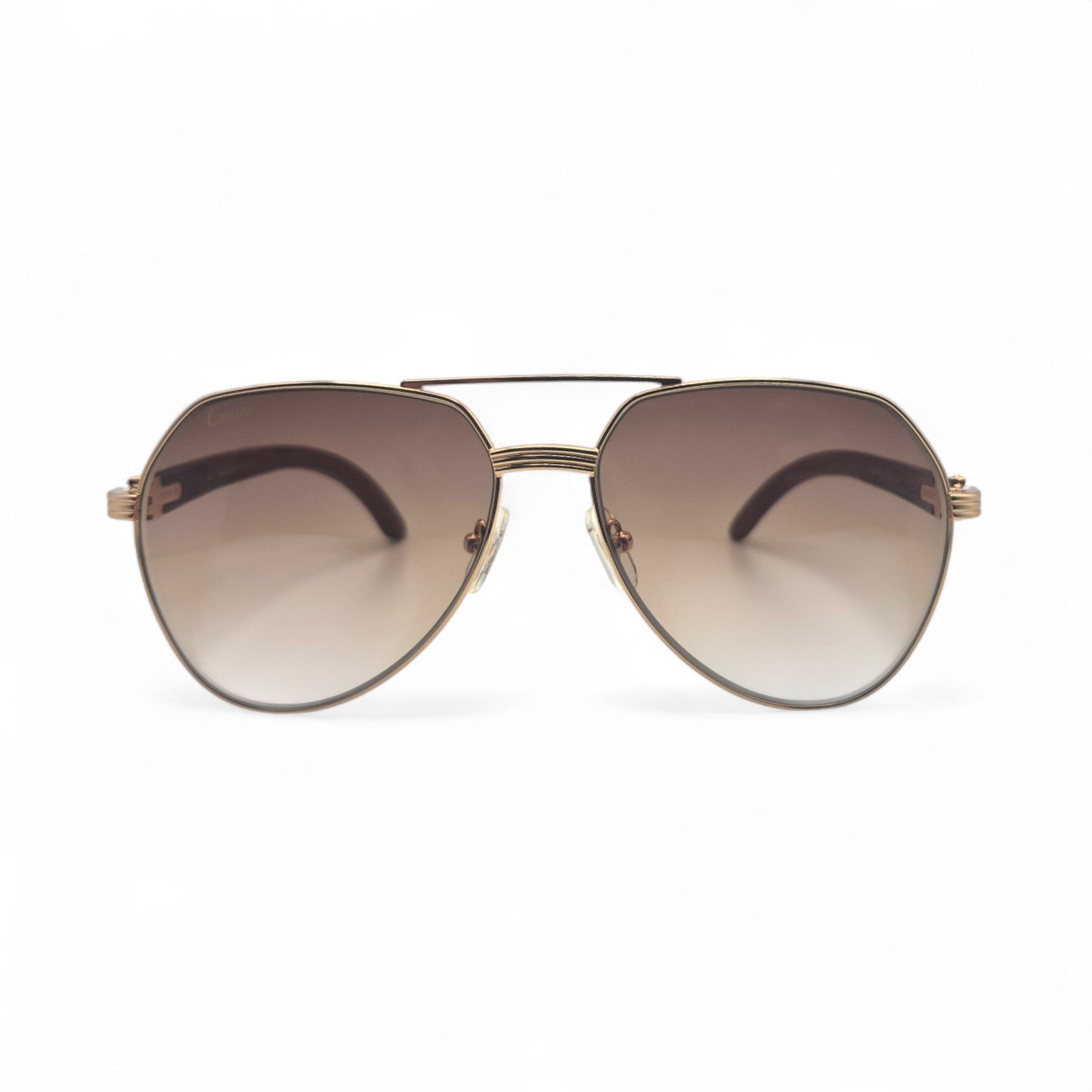 CT0272S Santos Aviators Sunglasses - Woods w/ Faded Lenses