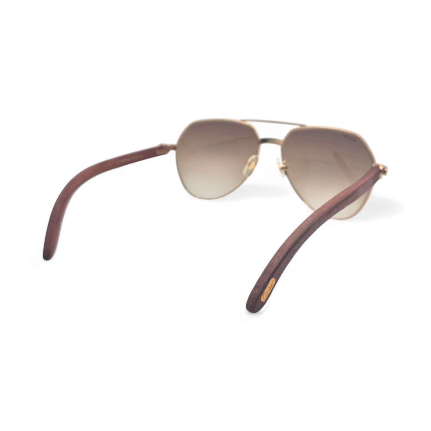 CT0272S Santos Aviators Sunglasses - Woods w/ Faded Lenses