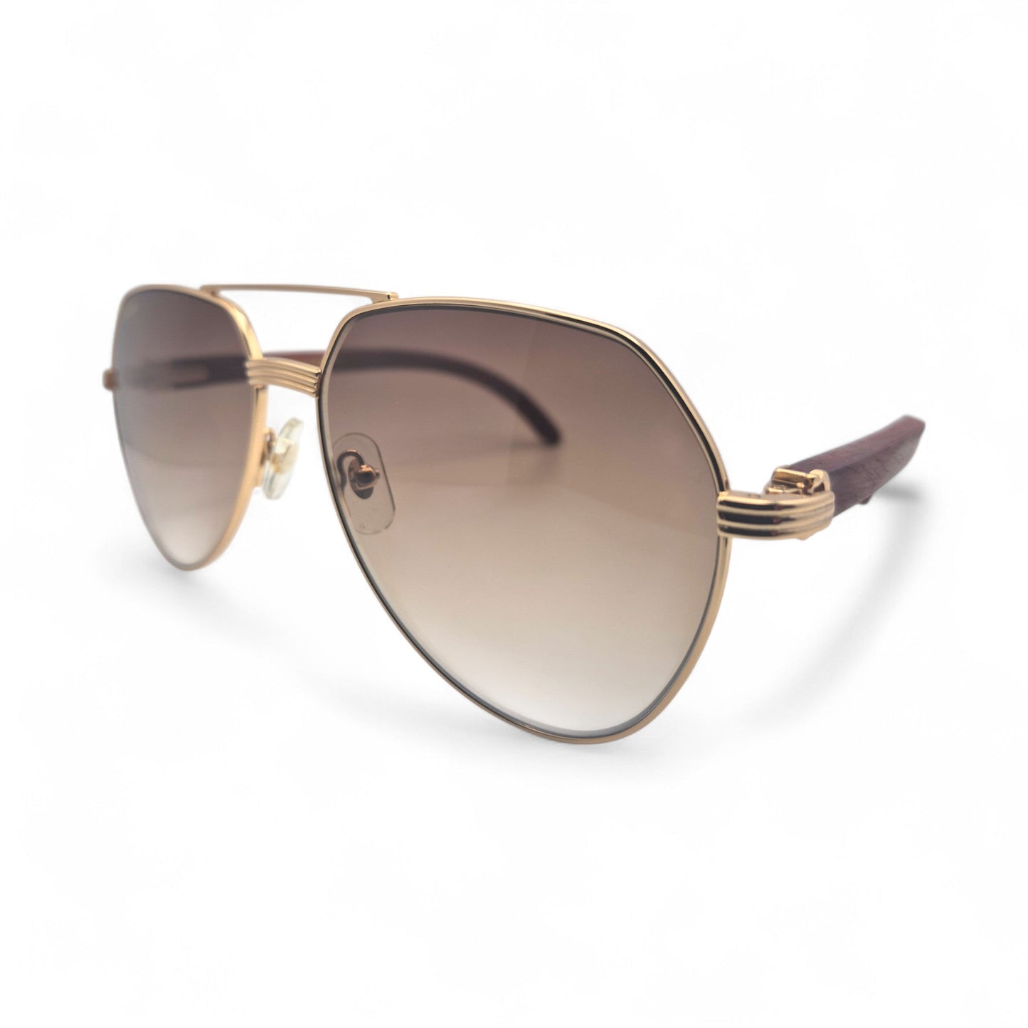 CT0272S Santos Aviators Sunglasses - Woods w/ Faded Lenses