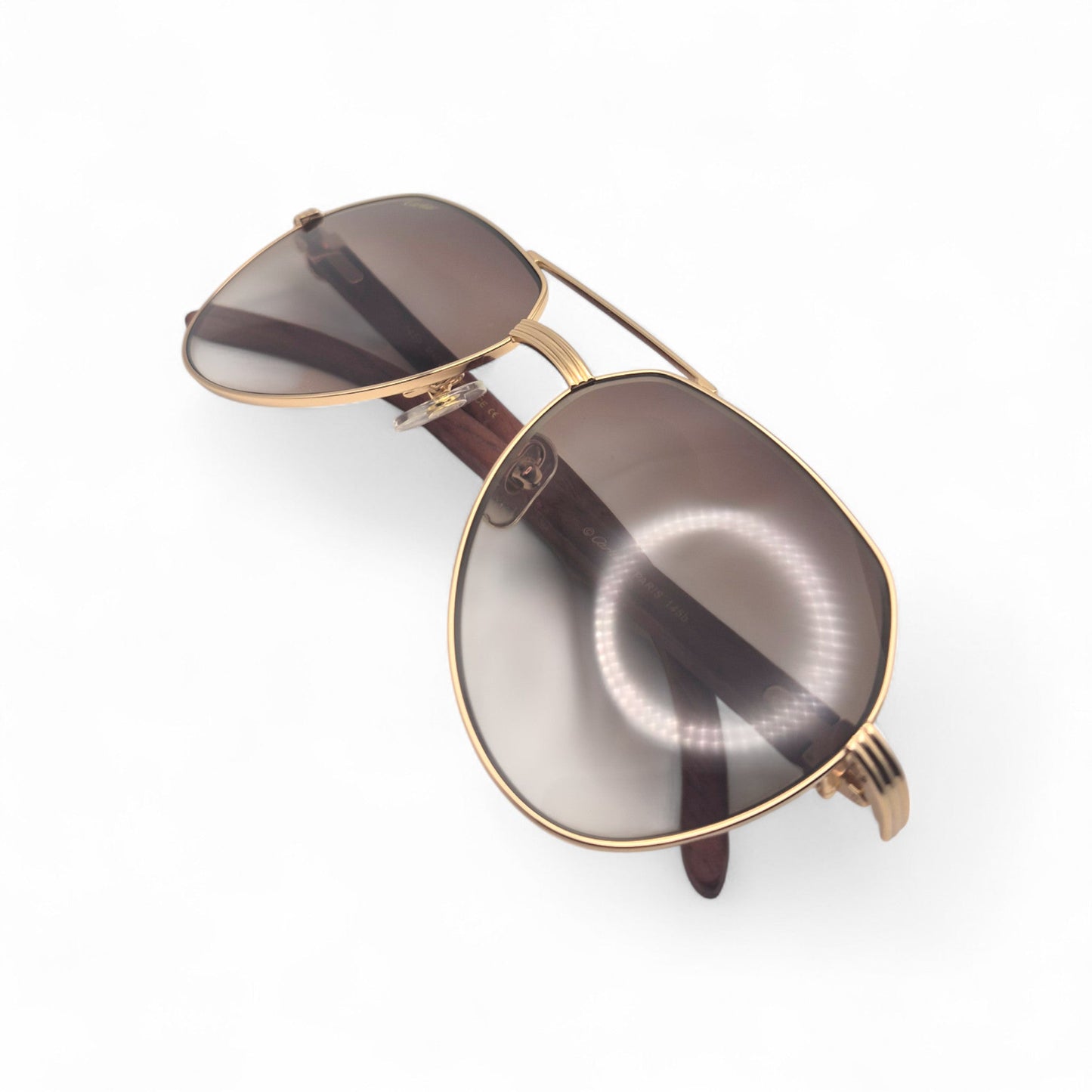 CT0272S Santos Aviators Sunglasses - Woods w/ Faded Lenses