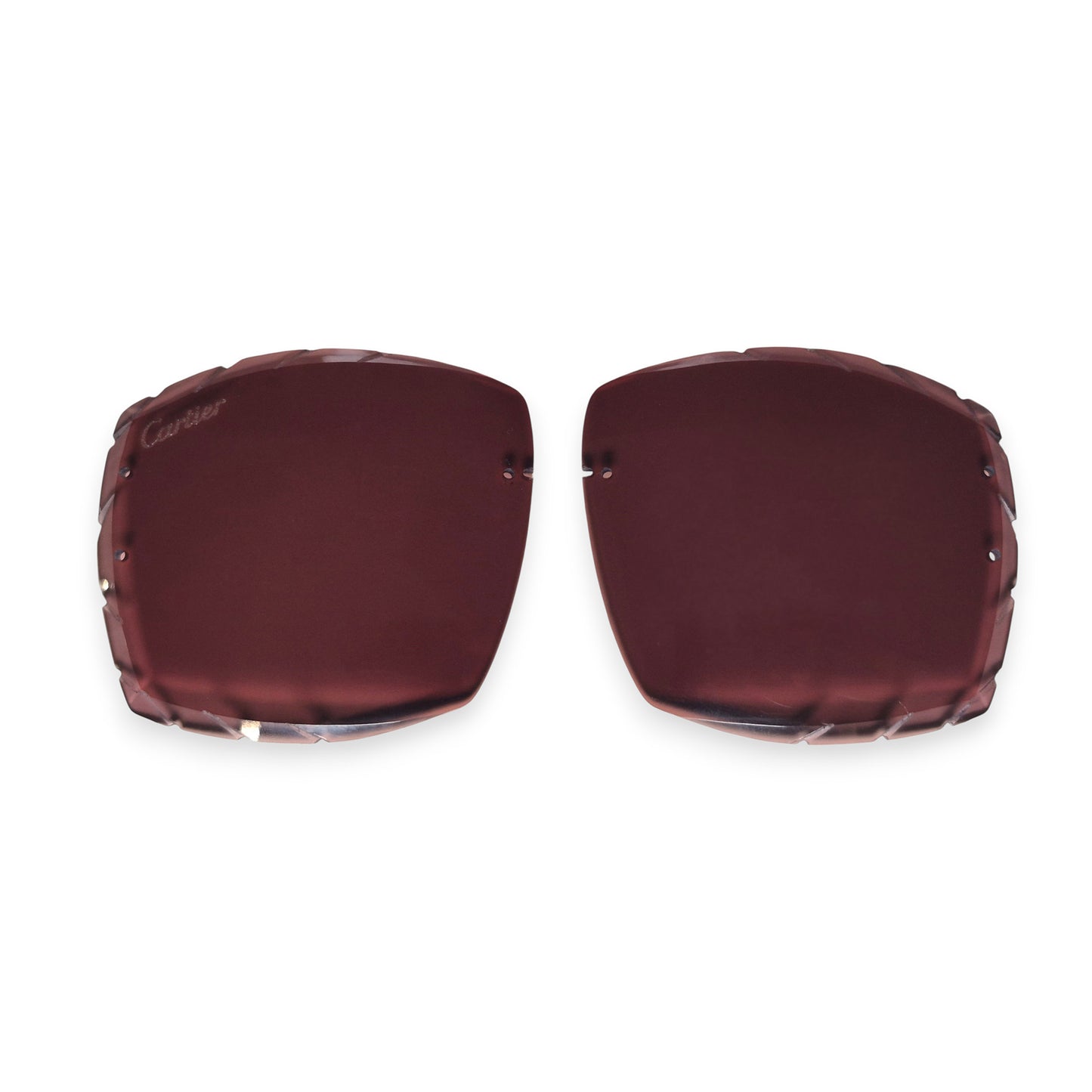 Custom Mykonos Lenses (62) - Wine Red (Diamond Cut)