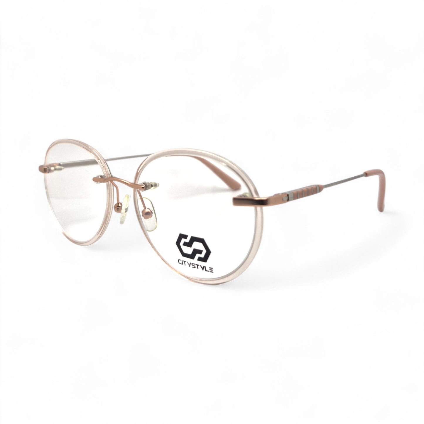 citystyle_3005_rose_gold_pink_fullframe_round_eyeglasses