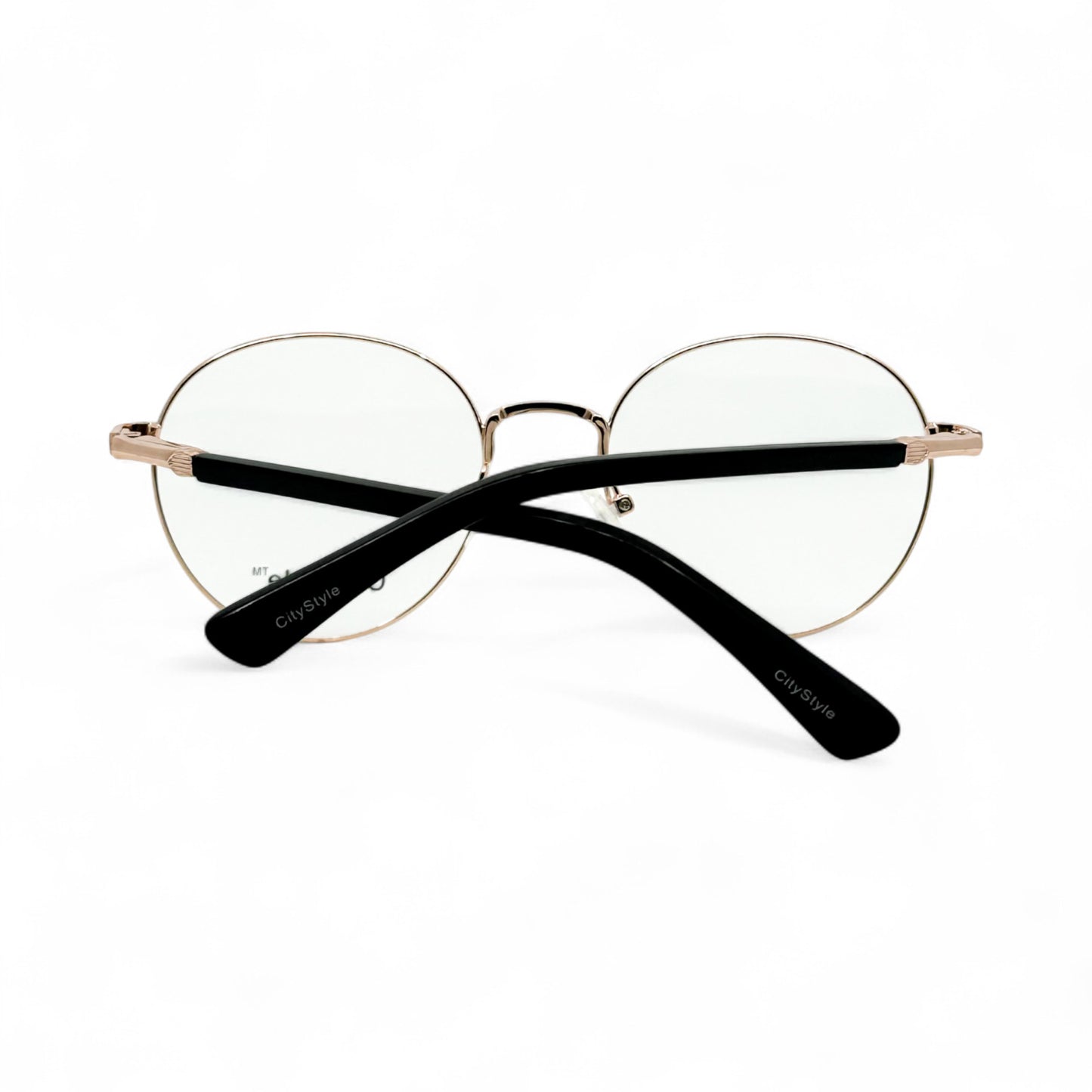 CityStyle_8022_rose_gold_red_round_eyeglasses