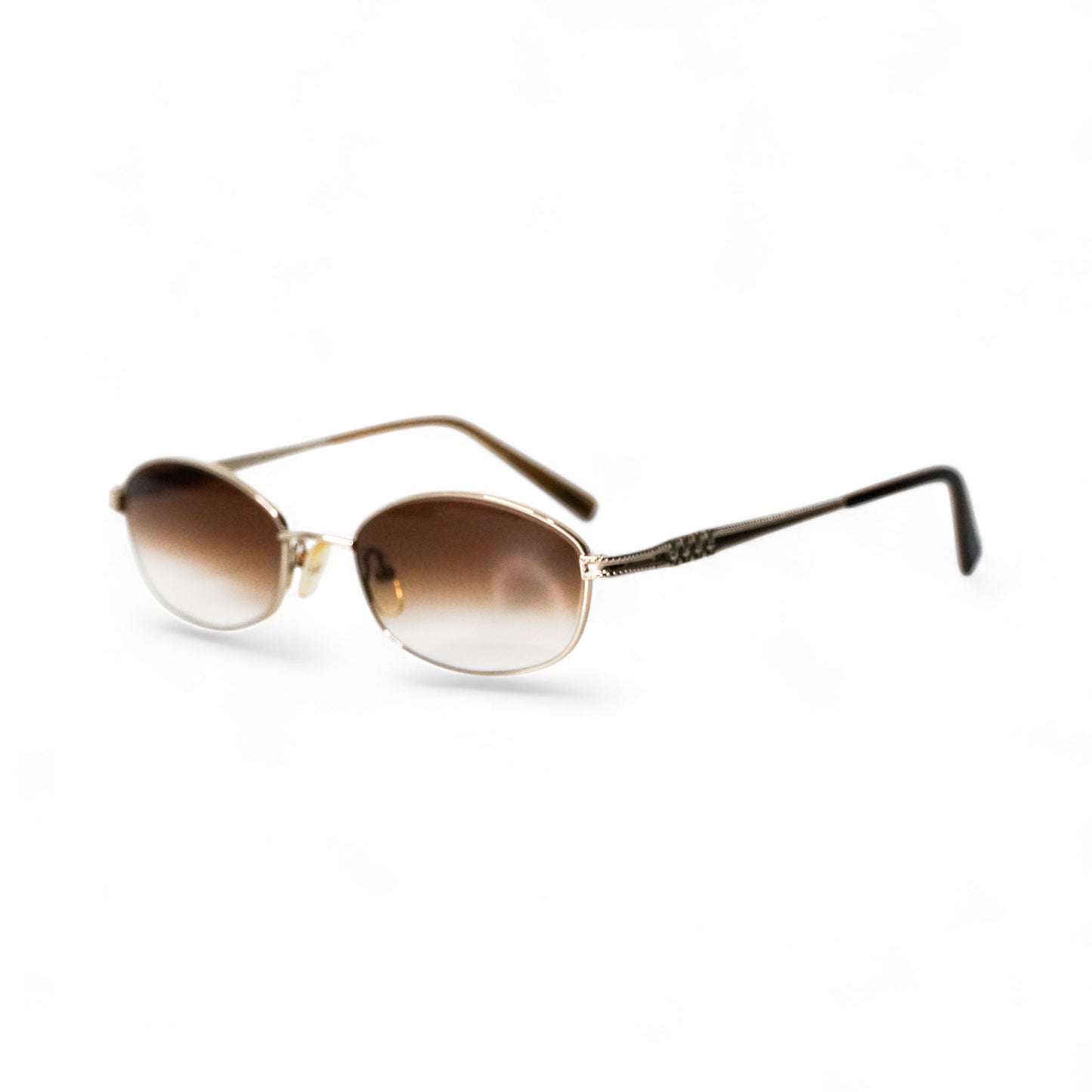 Cafr™ C422F - Gold Wires w/ Brown Transitional Lenses
