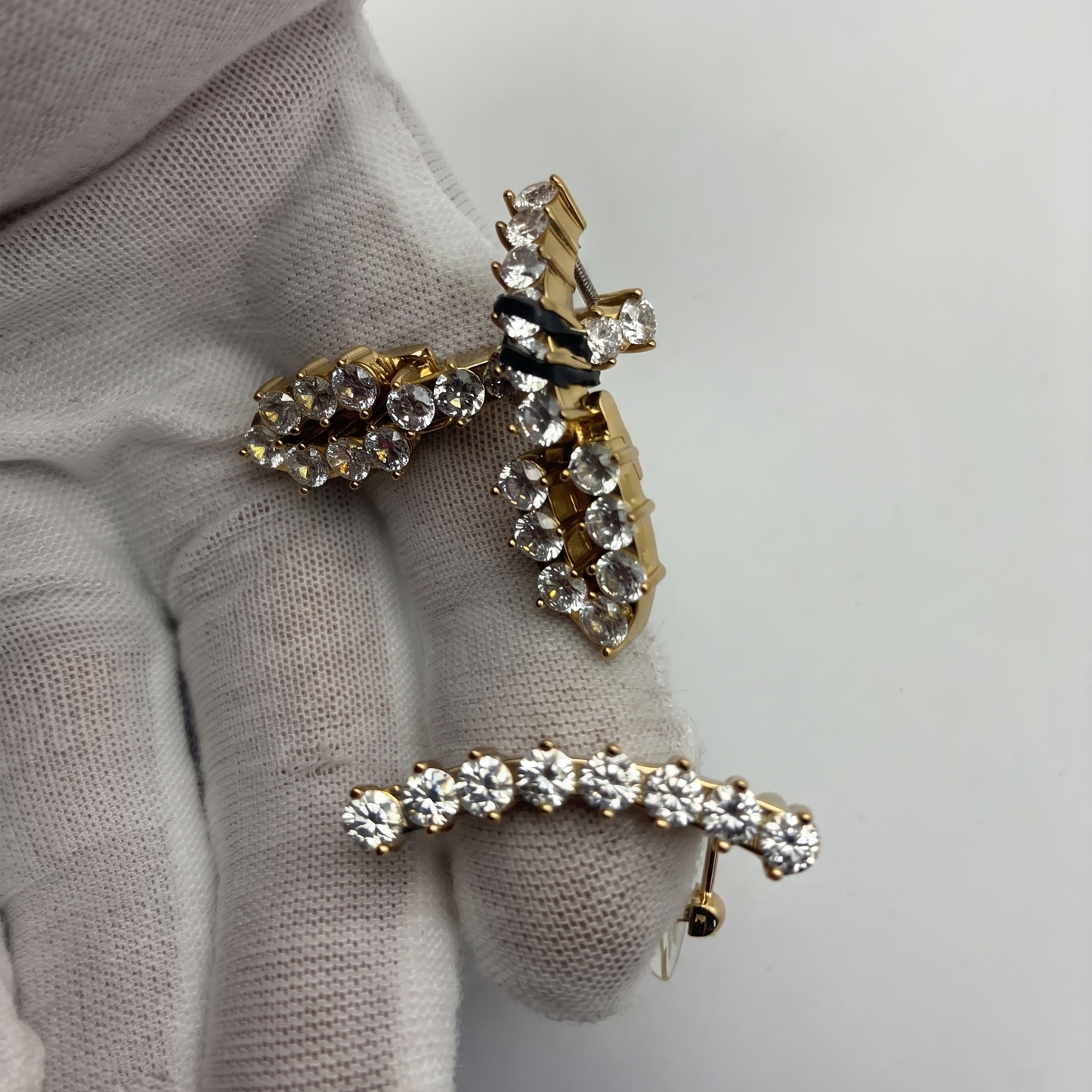 C Decor Genuine Diamonds Prong Set - Gold