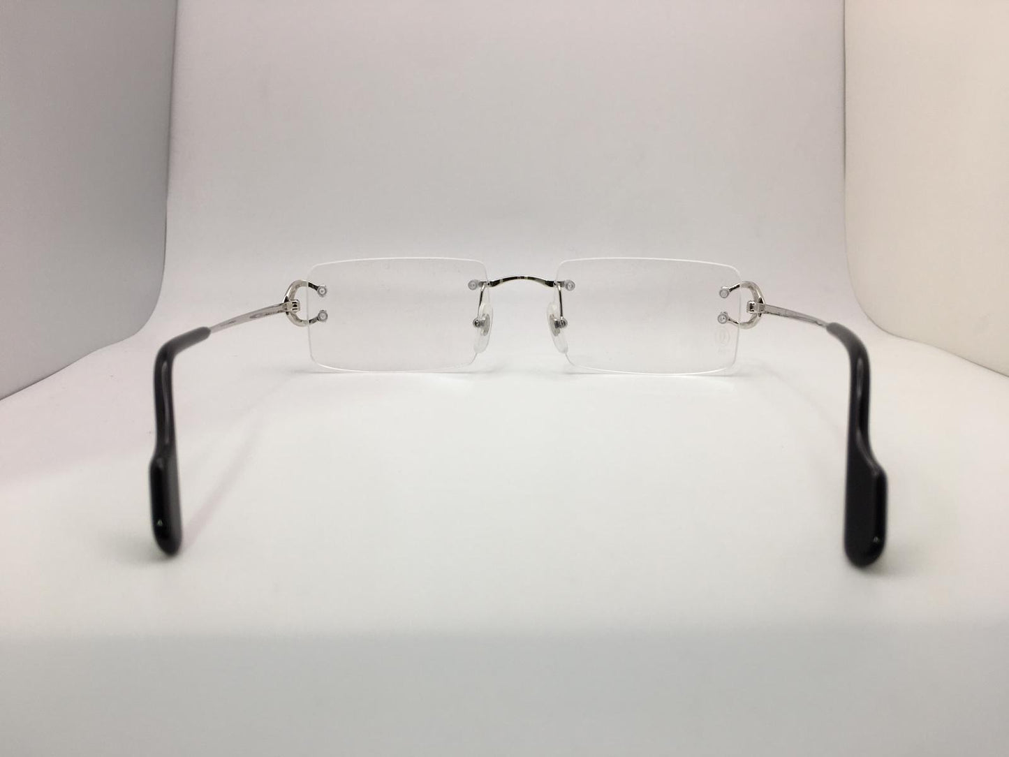 Cartier Big C - Silver Wires with Clear Lenses - Registered