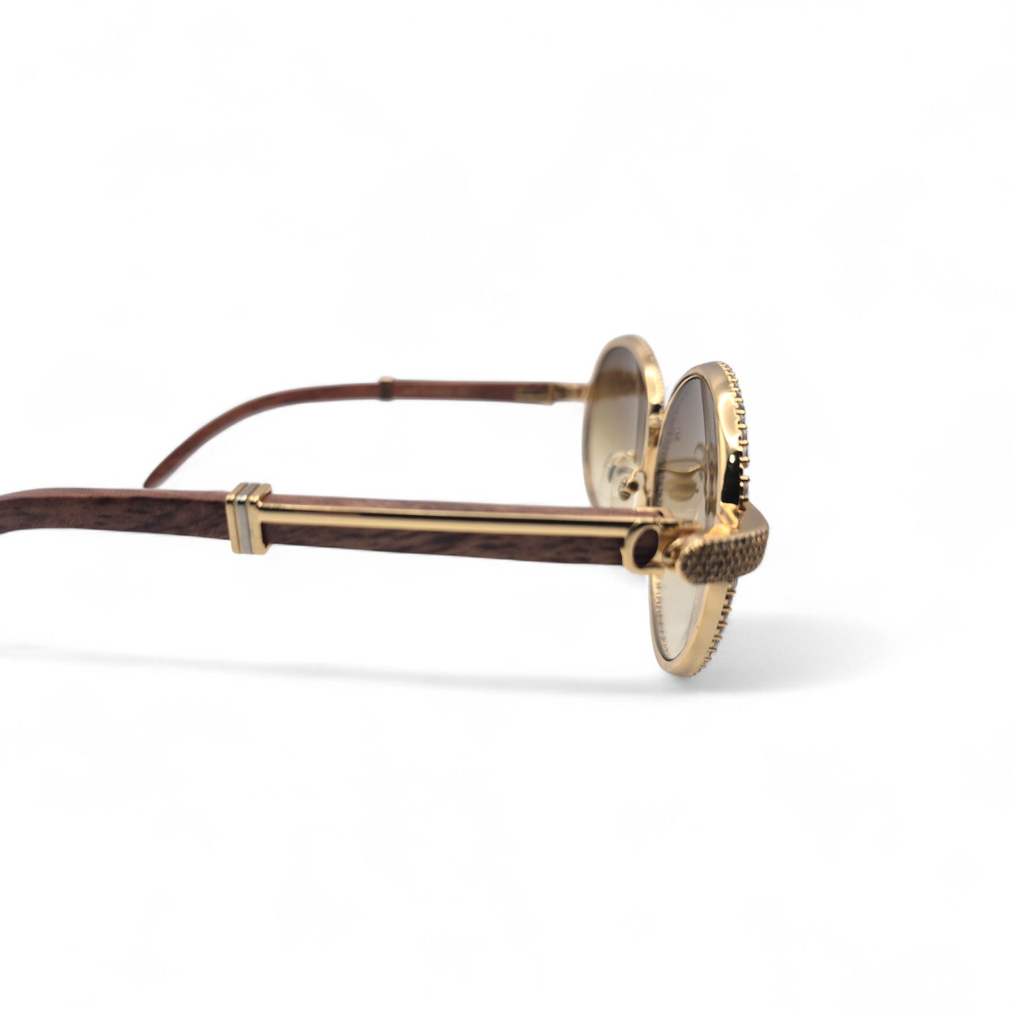 55_18_Gold_Woods_Diamond_Frame_Olive_Brown_Lenses