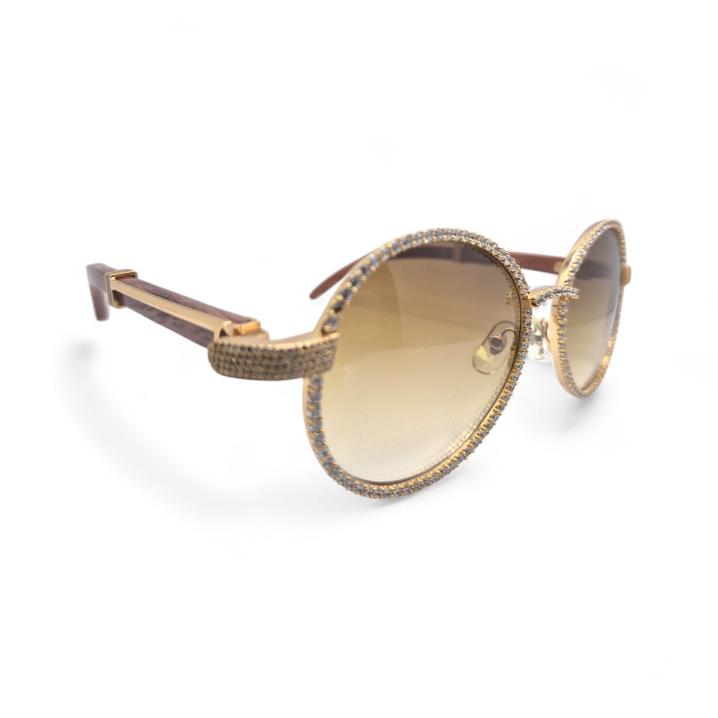 55_18_Gold_Woods_Diamond_Frame_Olive_Brown_Lenses