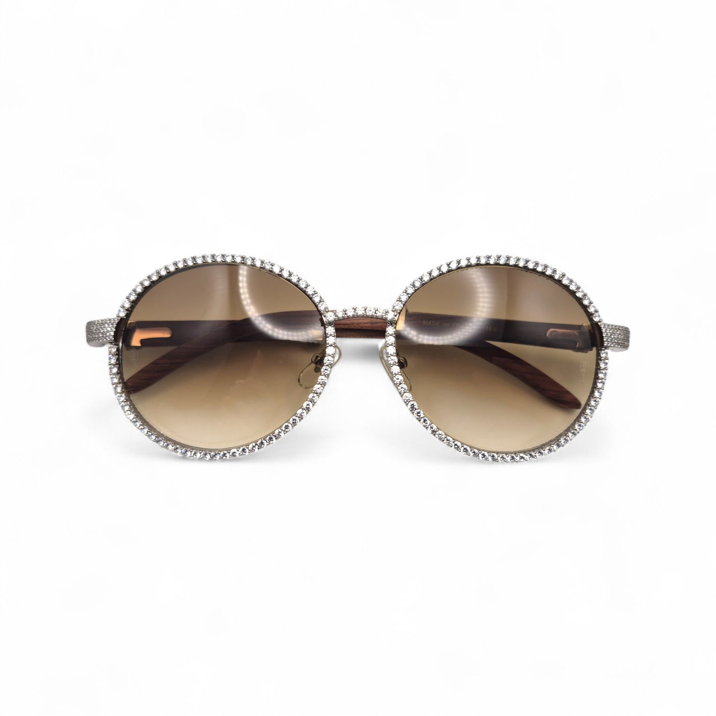 55_18_Silver_Woods_Diamond_Frame_Olive_Brown_Lenses