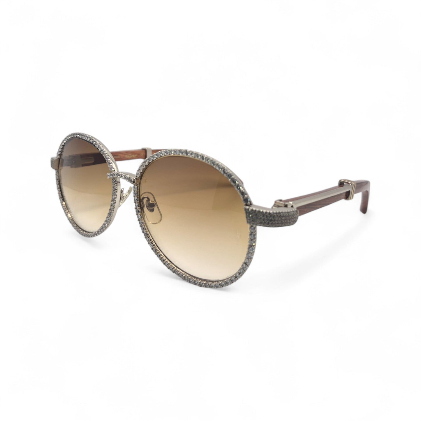 55_18_Silver_Woods_Diamond_Frame_Olive_Brown_Lenses