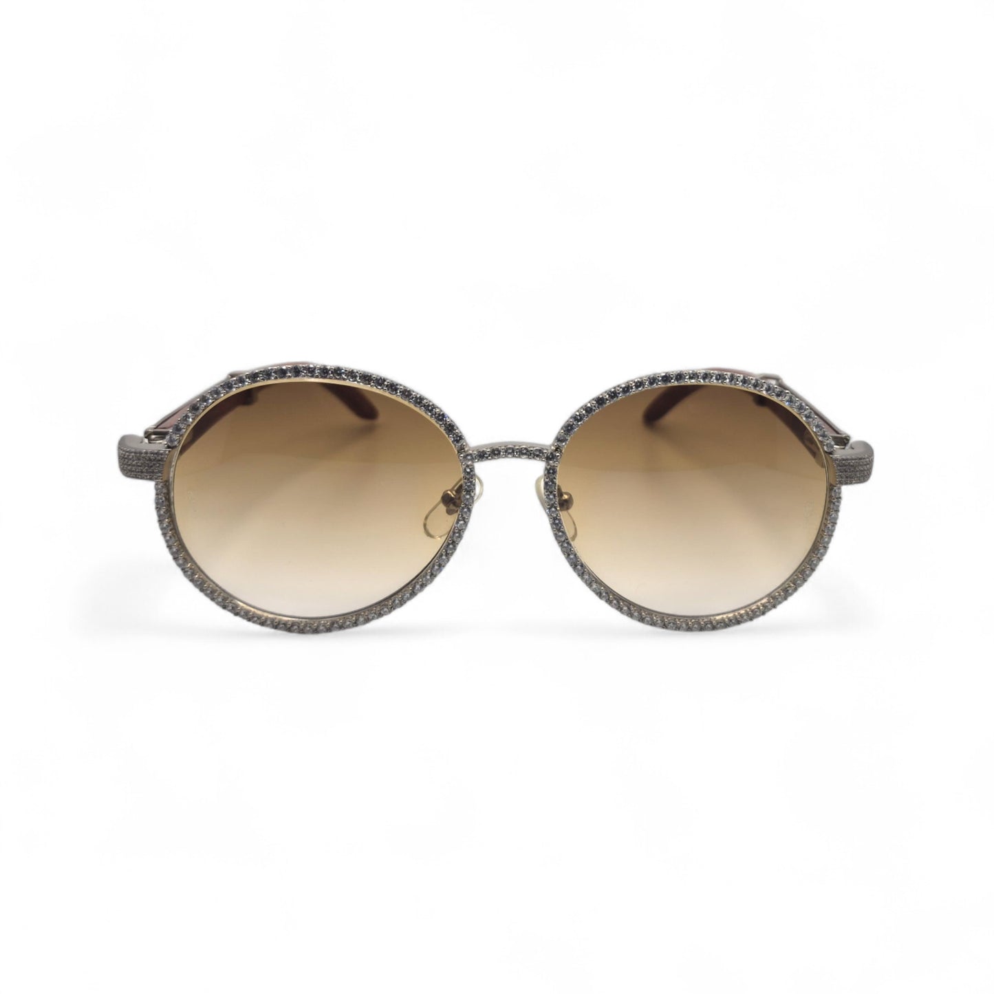 55_18_Silver_Woods_Diamond_Frame_Olive_Brown_Lenses