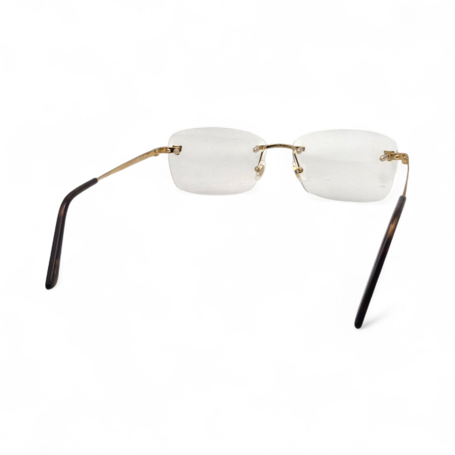 Authentic Cartier Panthere - 56-15 Gold Wires Eyeglasses