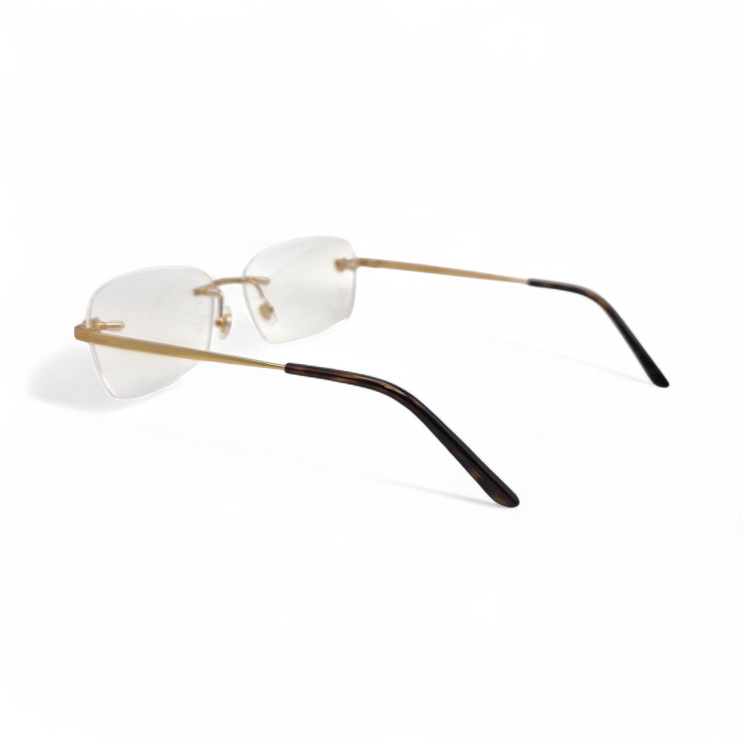 Authentic Cartier Panthere - 56-15 Gold Wires Eyeglasses