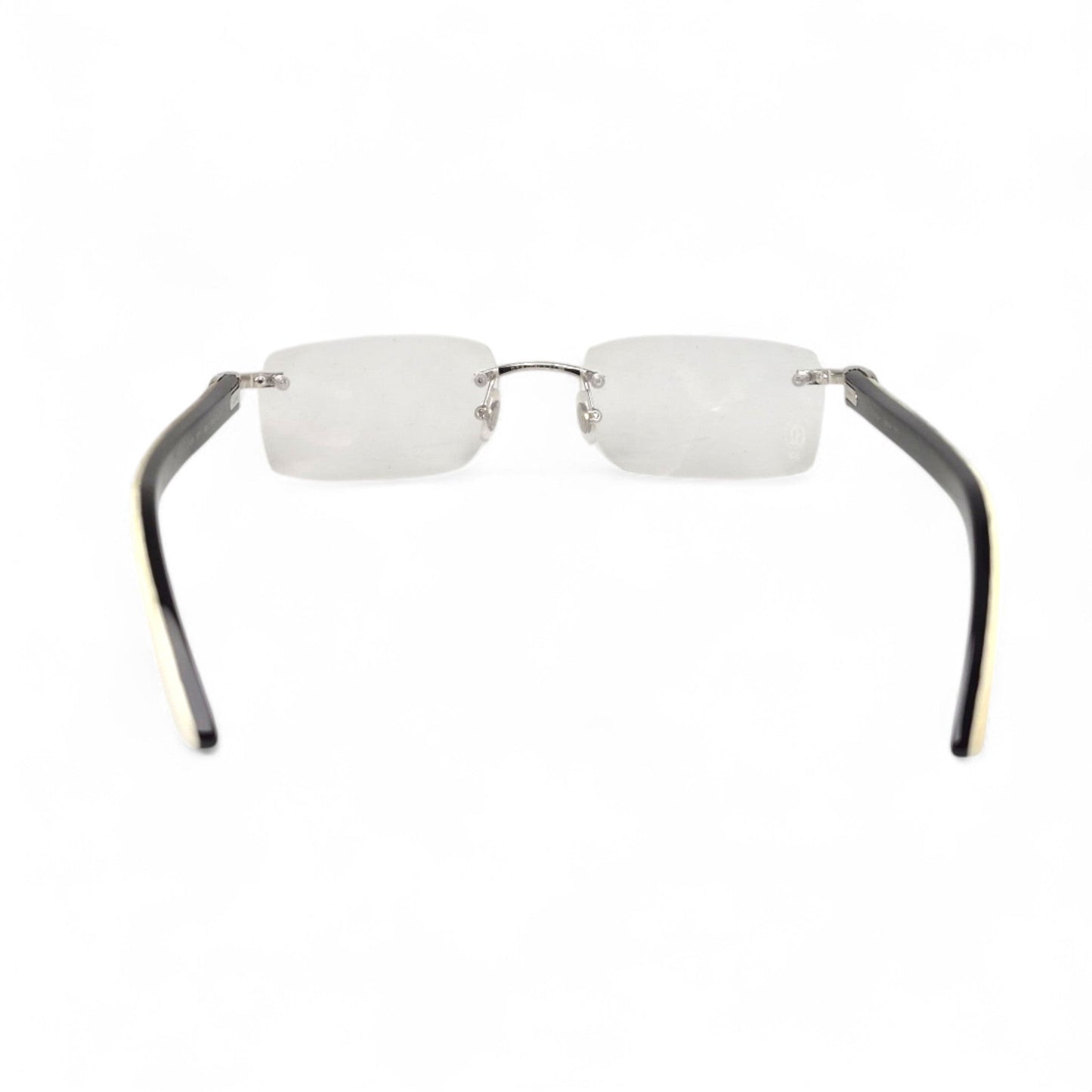 CT0046O Authentic Cartier C Decor - 53-18 Genuine Horn Eyeglasses (2010s)