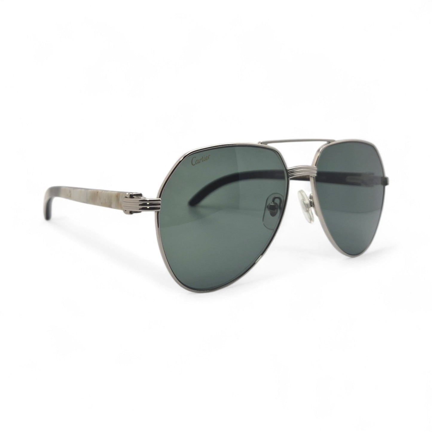 CT0272S Santos Aviators Sunglasses - Woods w/ Faded Lenses