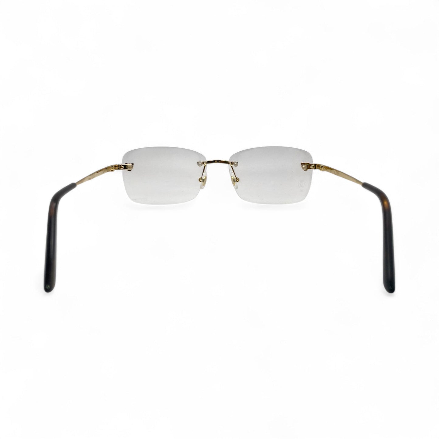 Authentic Cartier Panthere - 56-15 Gold Wires Eyeglasses