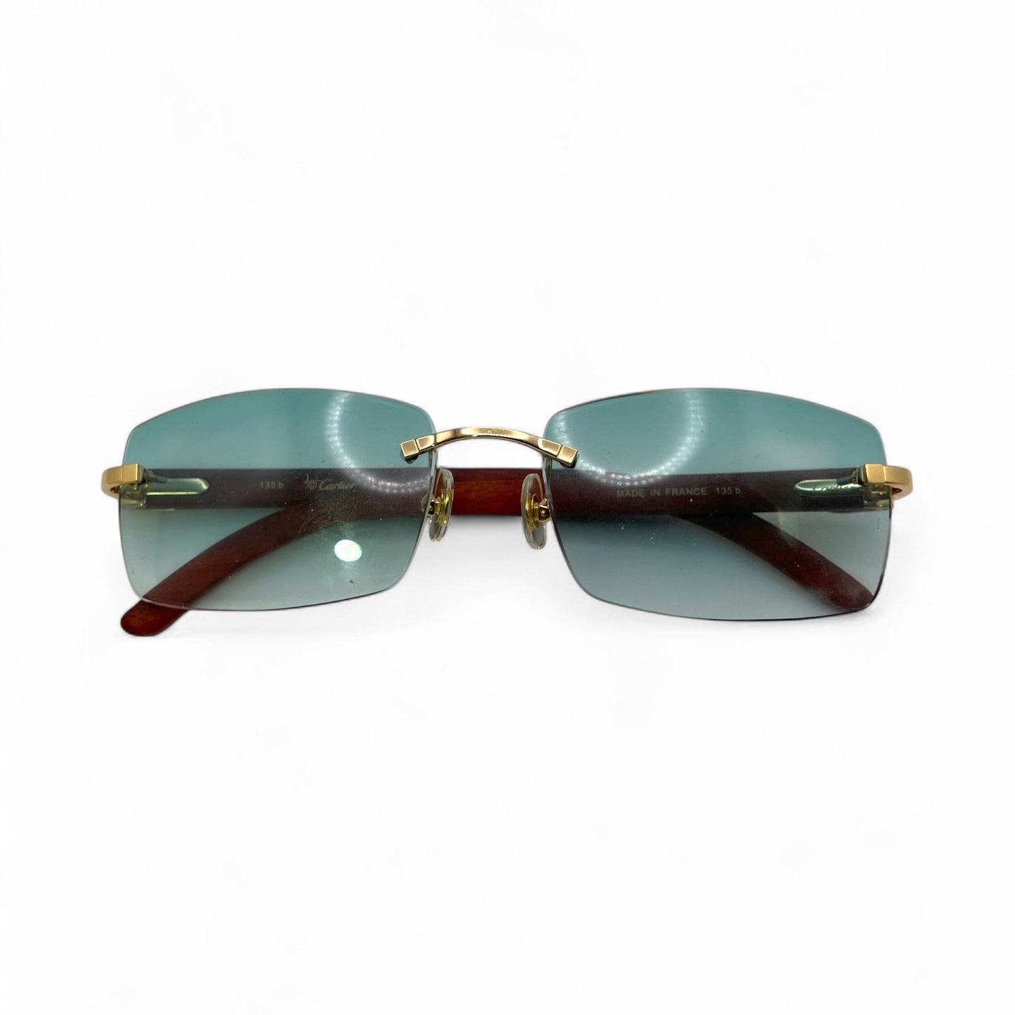 C Decor Woods - Rimless Wood Sunglasses (2010s) - Luxury Optical