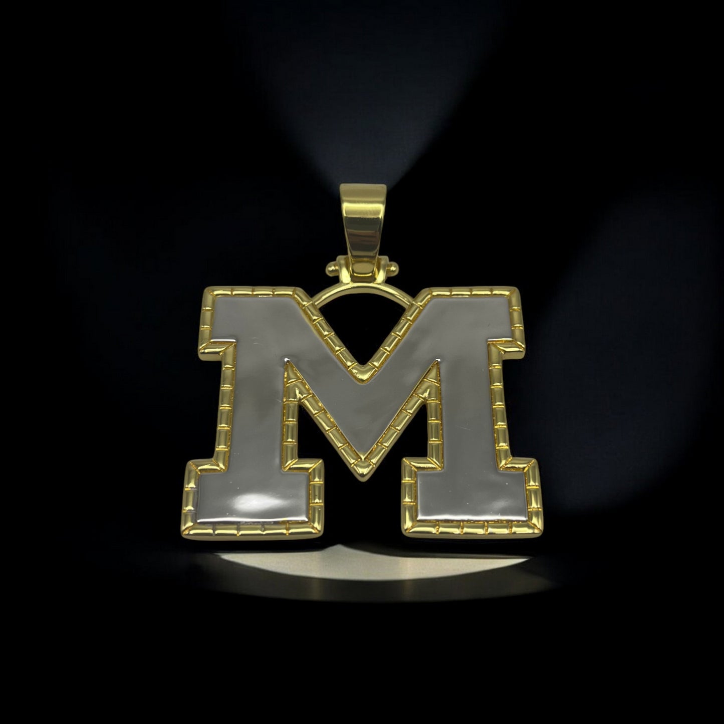 Gold Michigan Pendant (U of M)
