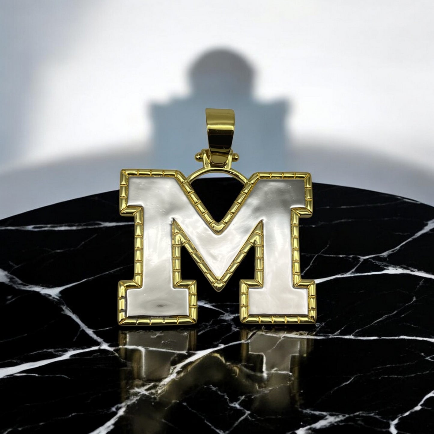 Gold Michigan Pendant (U of M)