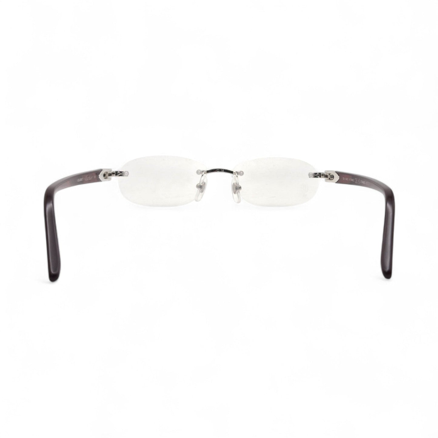 CT0056O Authentic Cartier C Decor - 52-16 Acetate Marbles Eyeglasses (2020s)