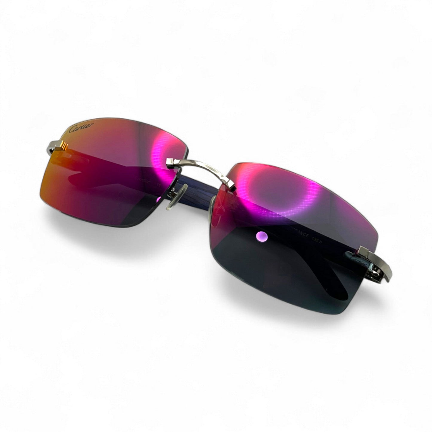 C Decor Woods (Transitions Revo) - Silver Cobalt Blue Woods Sunglasses (2020s)