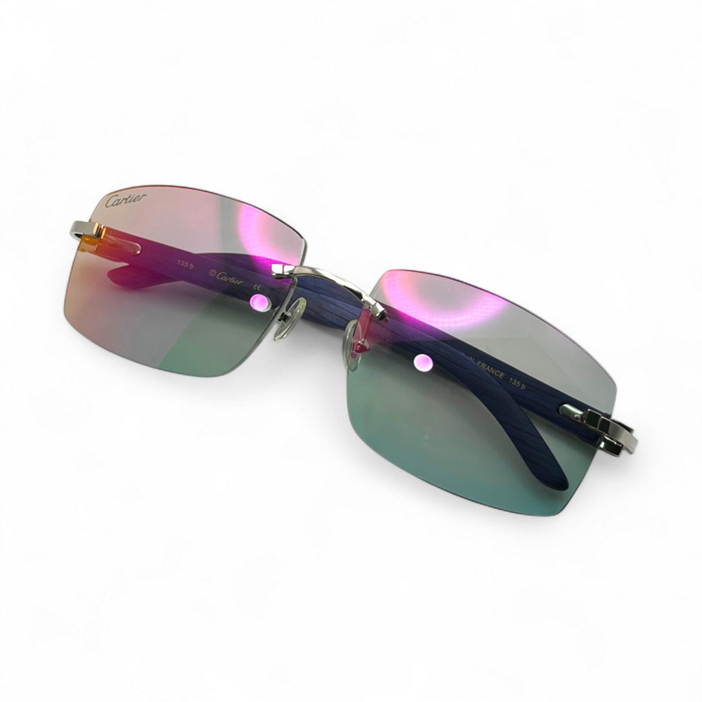 C Decor Woods (Transitions Revo) - Silver Cobalt Blue Woods Sunglasses (2020s)