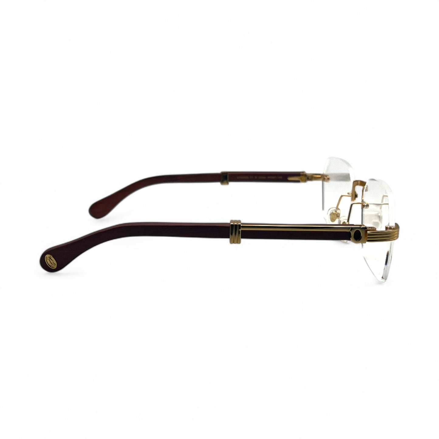 CT0362S Premiere - 56-21 Gold Brown Woods Eyeglasses (2023)