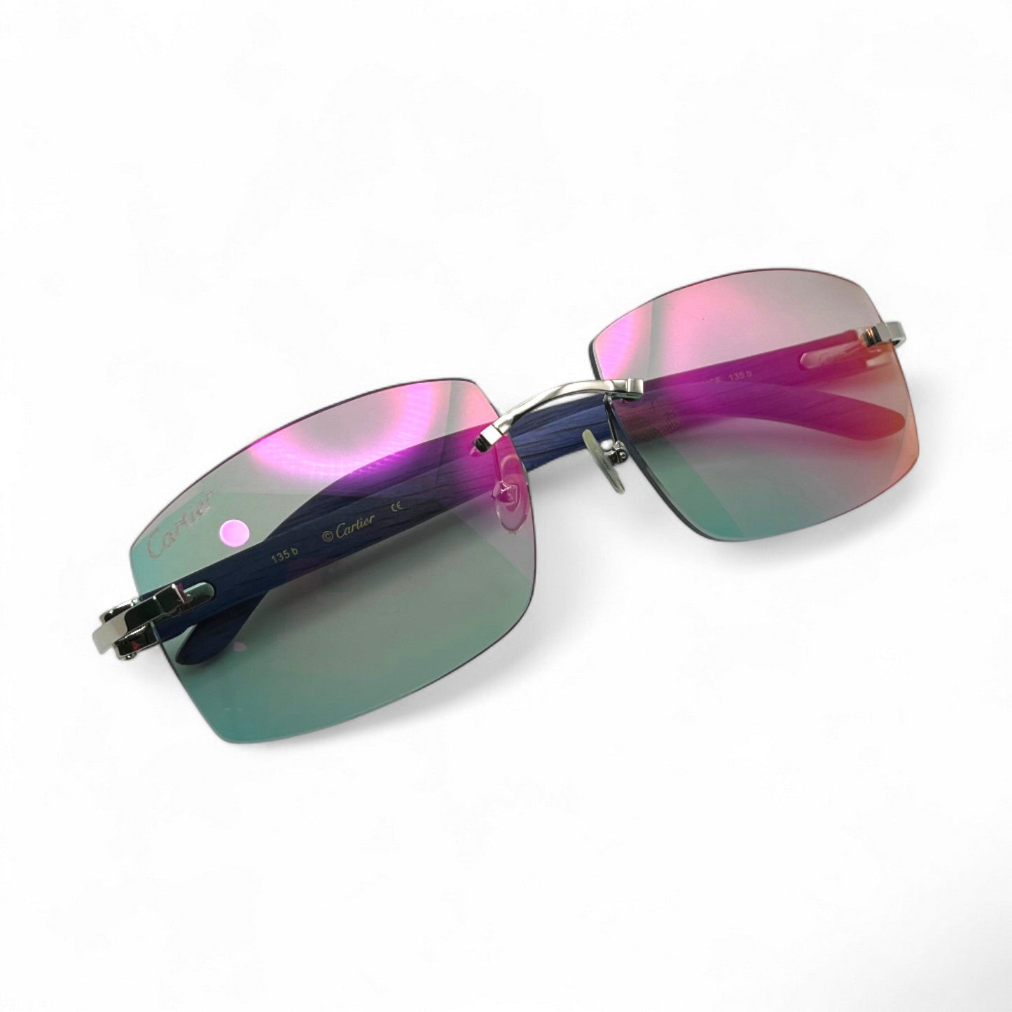 C Decor Woods (Transitions Revo) - Silver Cobalt Blue Woods Sunglasses (2020s)