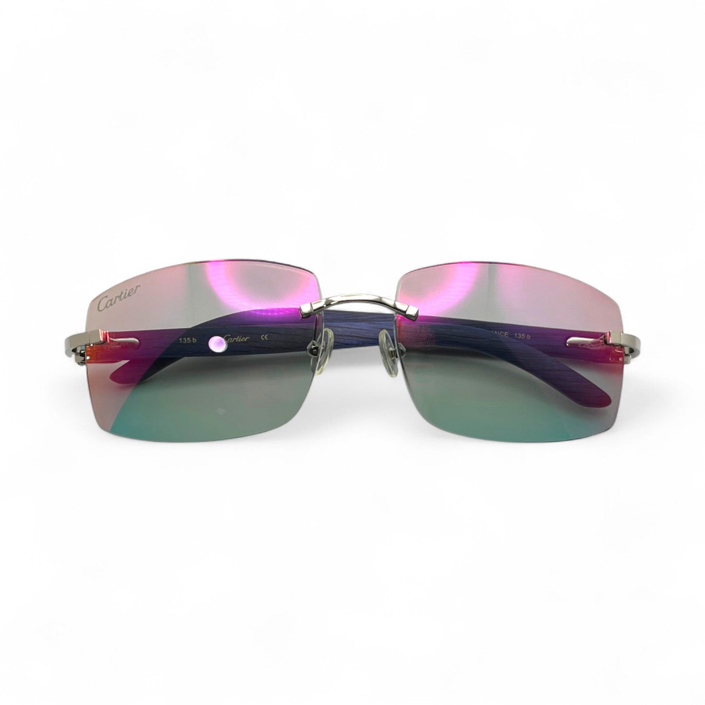 C Decor Woods (Transitions Revo) - Silver Cobalt Blue Woods Sunglasses (2020s)