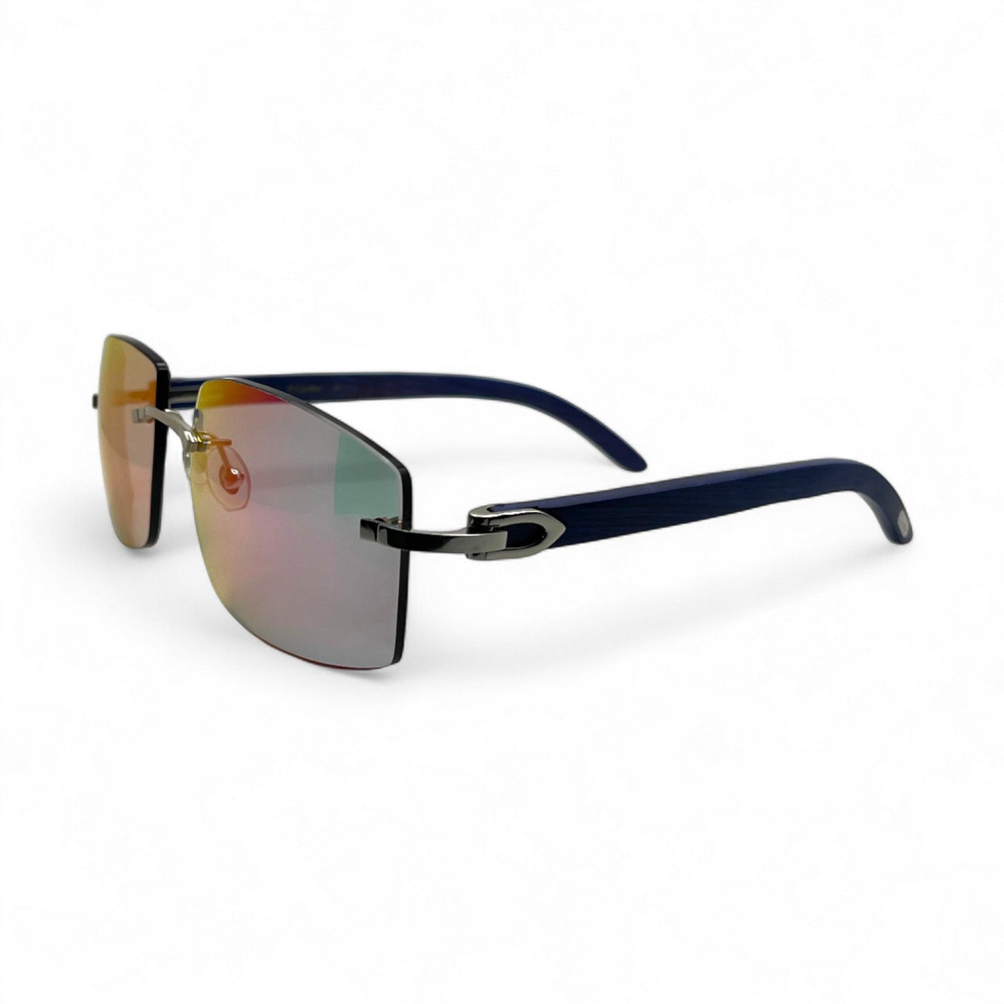 C Decor Woods (Transitions Revo) - Silver Cobalt Blue Woods Sunglasses (2020s)