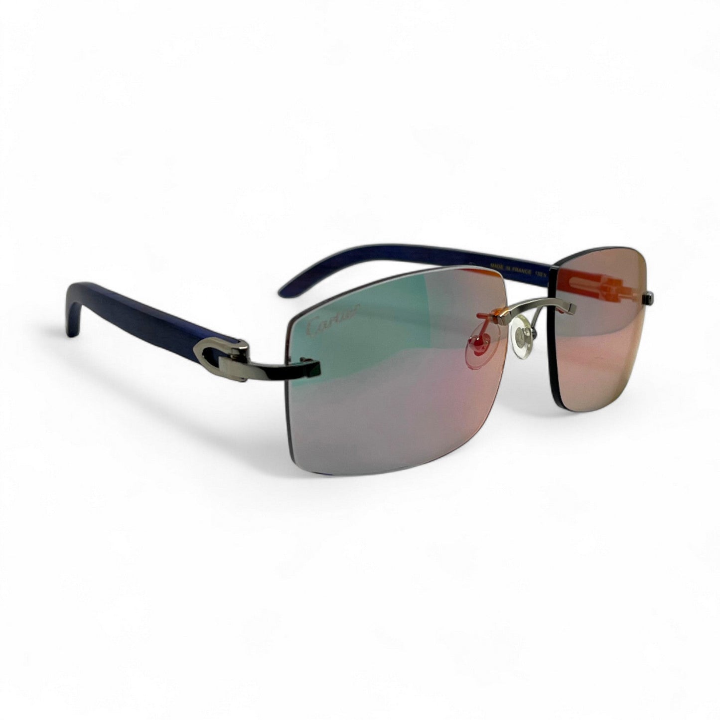 C Decor Woods (Transitions Revo) - Silver Cobalt Blue Woods Sunglasses (2020s)
