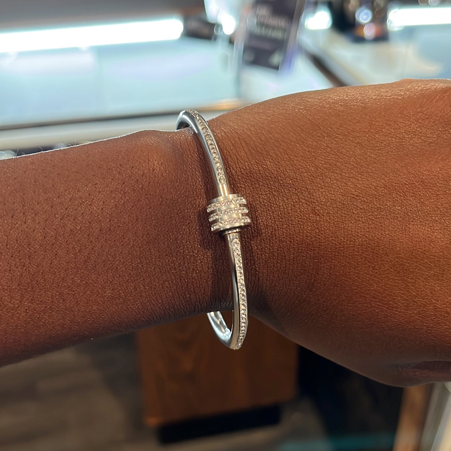 Diamond Bangle Bracelet