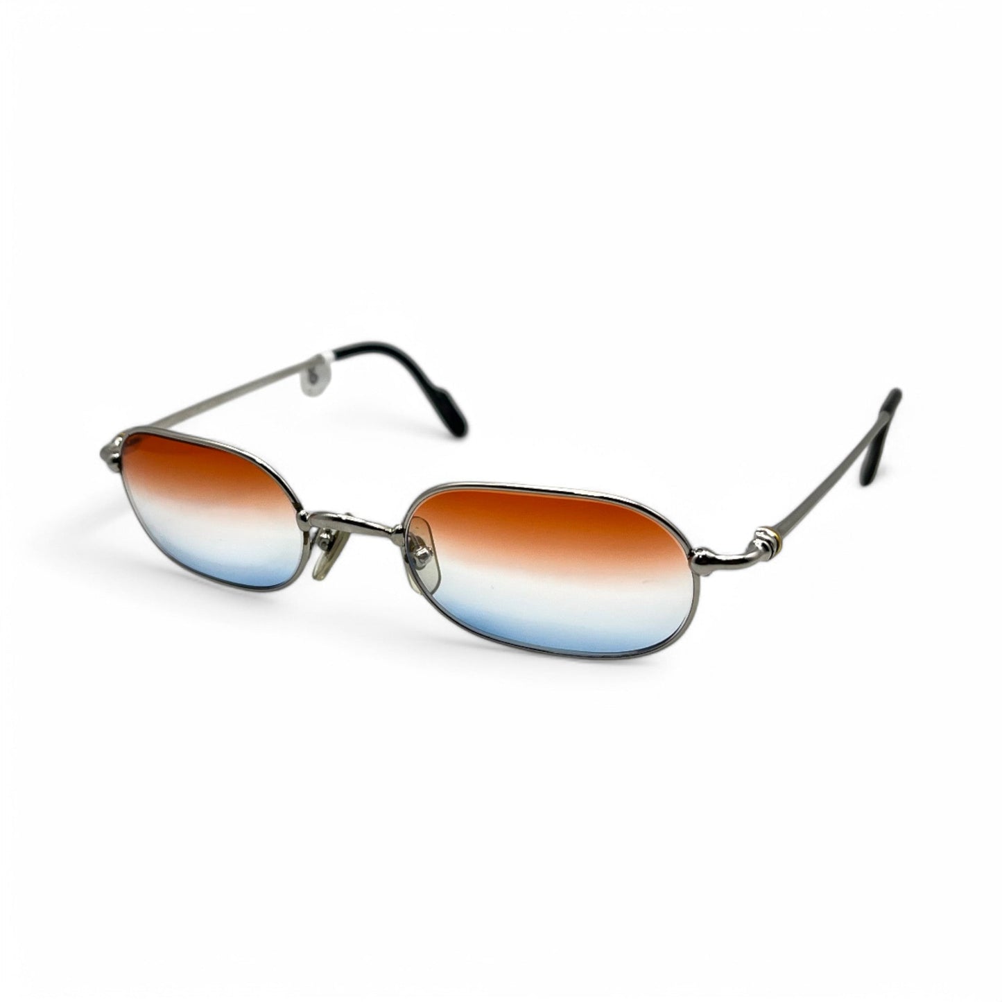 Authentic Cartier Deimos - Titanium Wires Sunglasses w/ Red & Blue Lenses (80s)