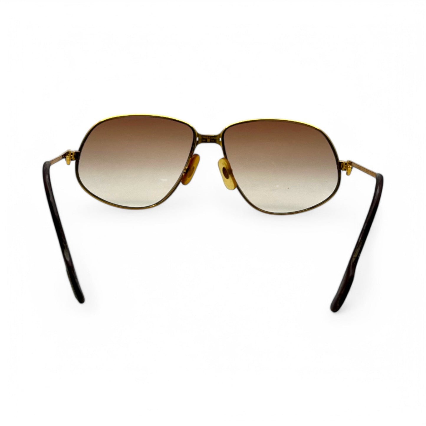 Authentic Cartier Panthere GM - Gold Wires Sunglasses w/ Brown Lenses (80s)