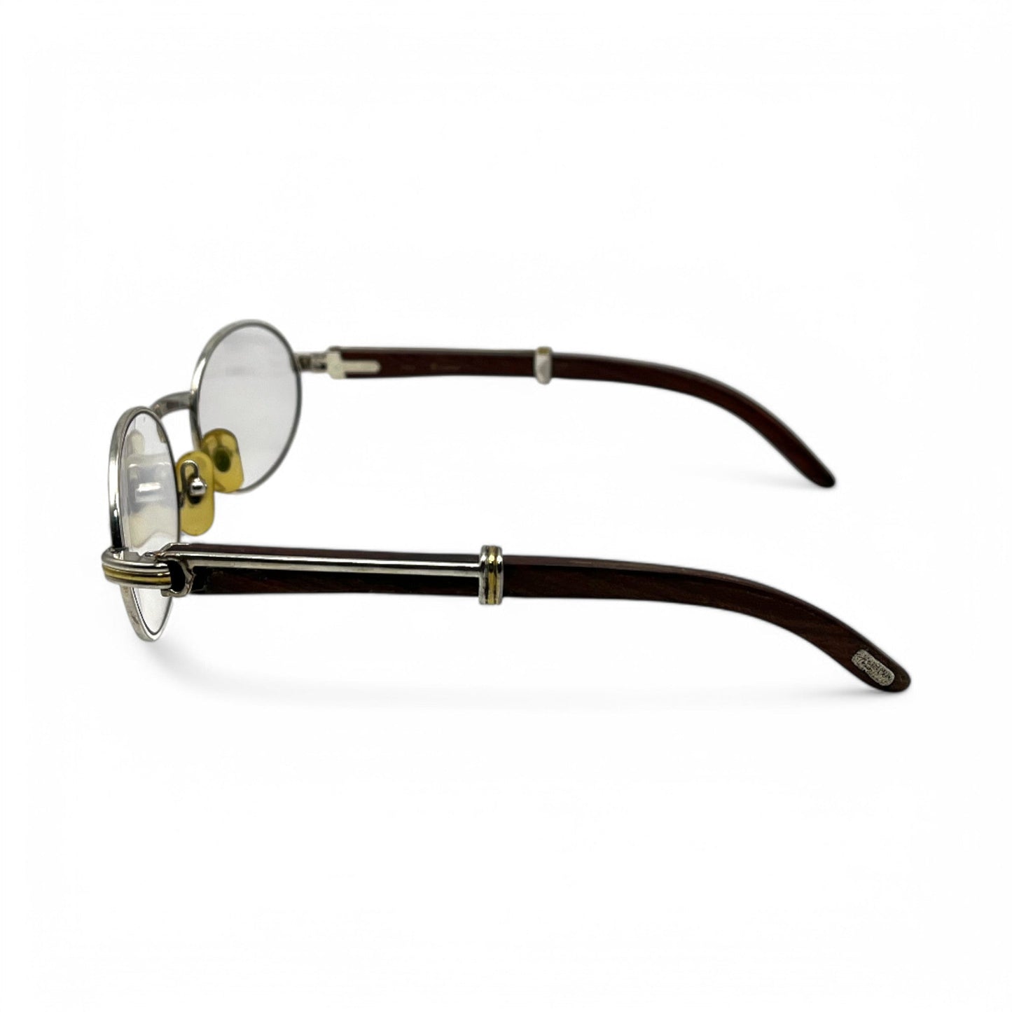 Authentic Cartier Giverny - Vintage Silver Dark Woods Sunglasses (90s)