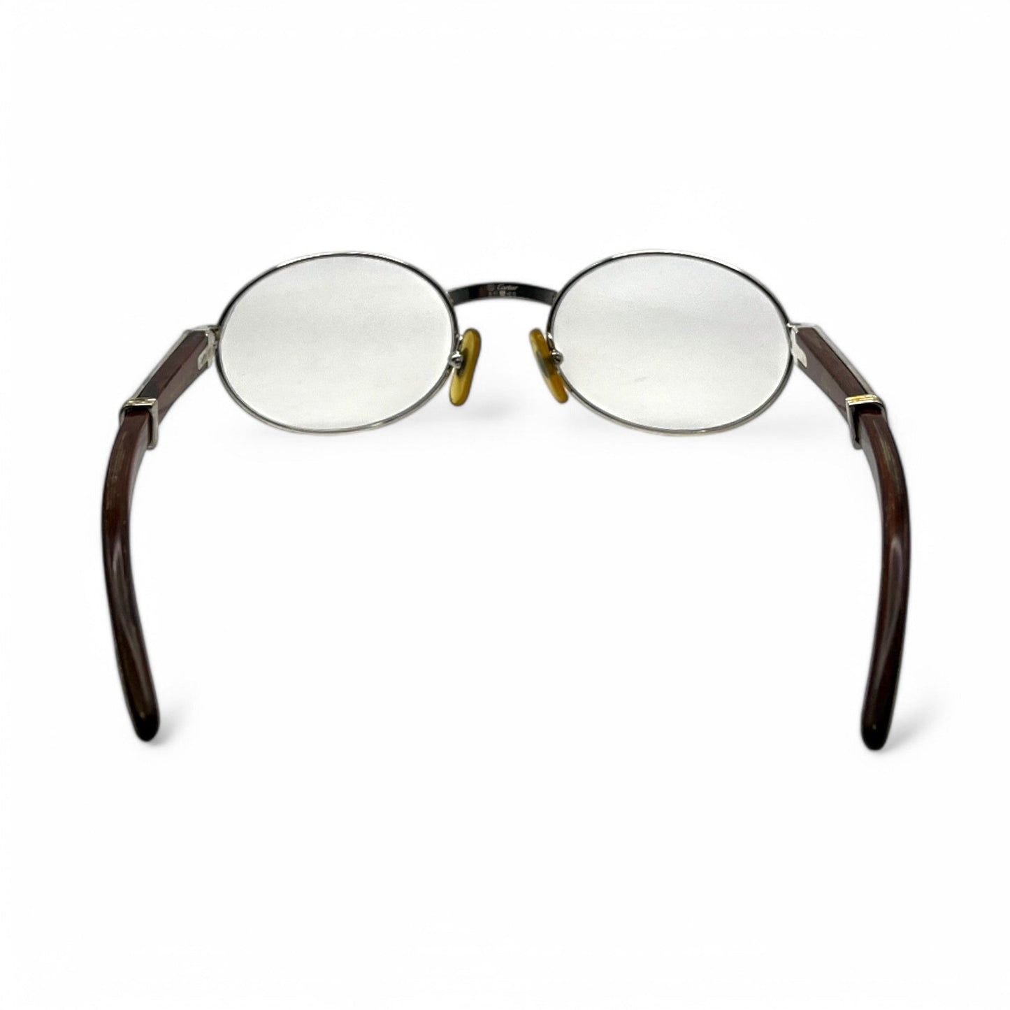 Authentic Cartier Giverny - Vintage Silver Dark Woods Sunglasses (90s)