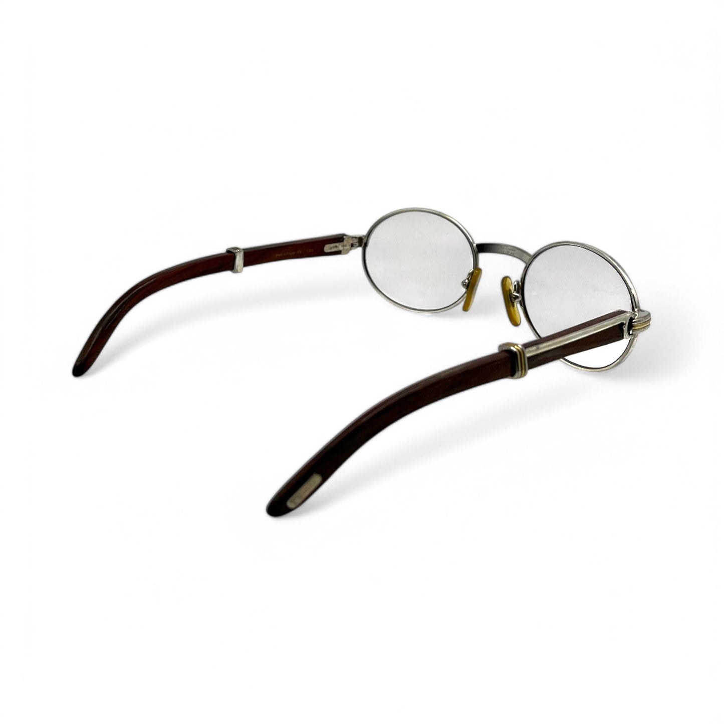 Authentic Cartier Giverny - Vintage Silver Dark Woods Sunglasses (90s)
