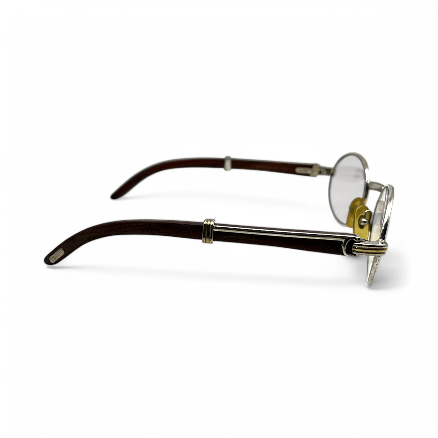 Authentic Cartier Giverny - Vintage Silver Dark Woods Sunglasses (90s)