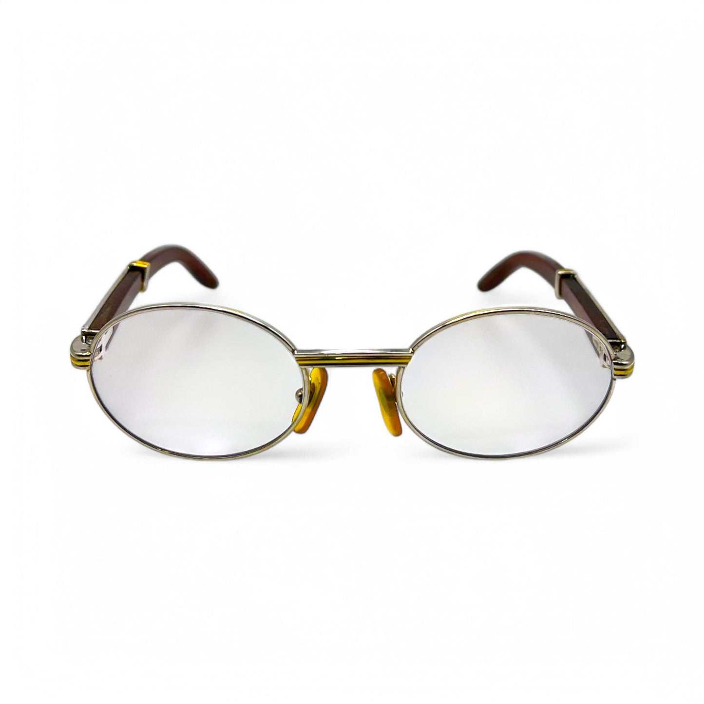 Authentic Cartier Giverny - Vintage Silver Dark Woods Sunglasses (90s)