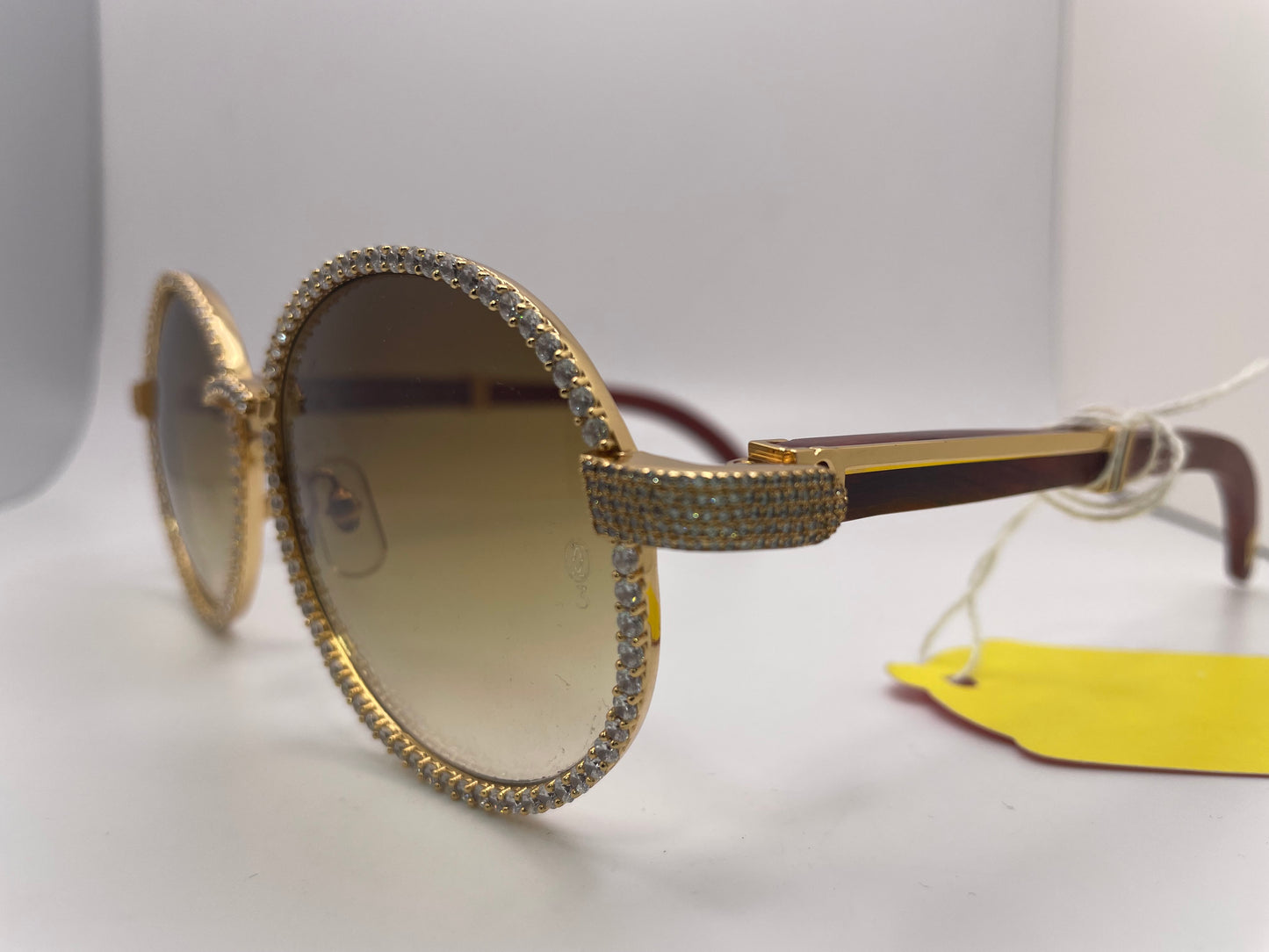 Cartier Custom - Gold Diamond Frame w/ Woods