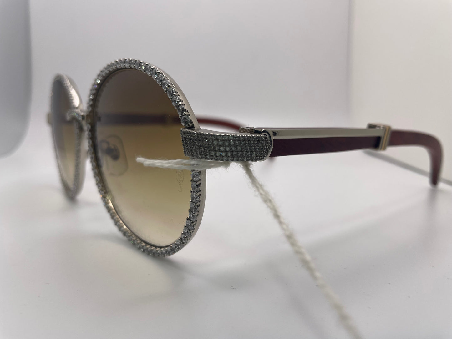 Cartier Custom - Silver Diamond Frame w/ Woods
