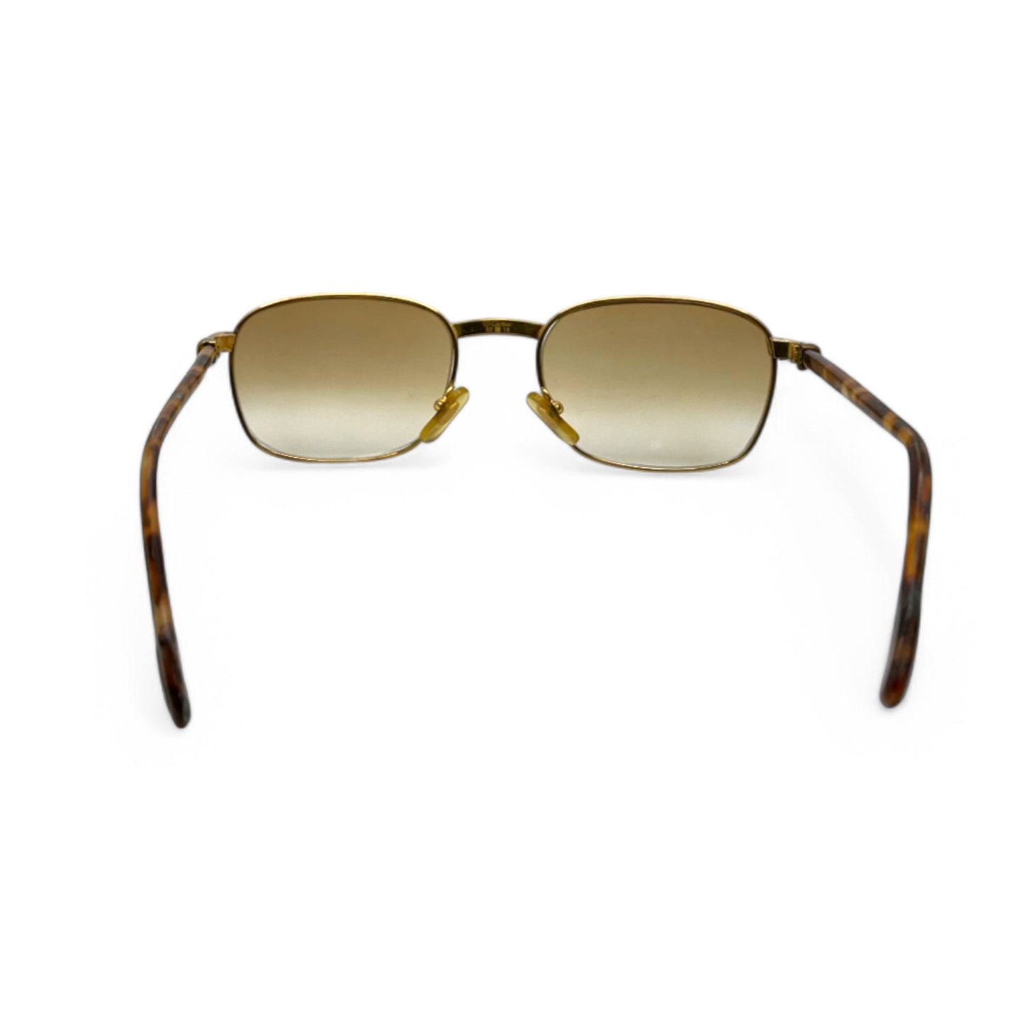 Authentic Cartier Aube - Gold Tortoise Acetate Sunglasses w/ Brown Lenses (80s)