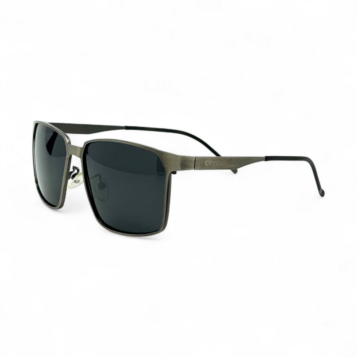 CityStyle™ Solar Aviator - Brushed Silver (Tinted)