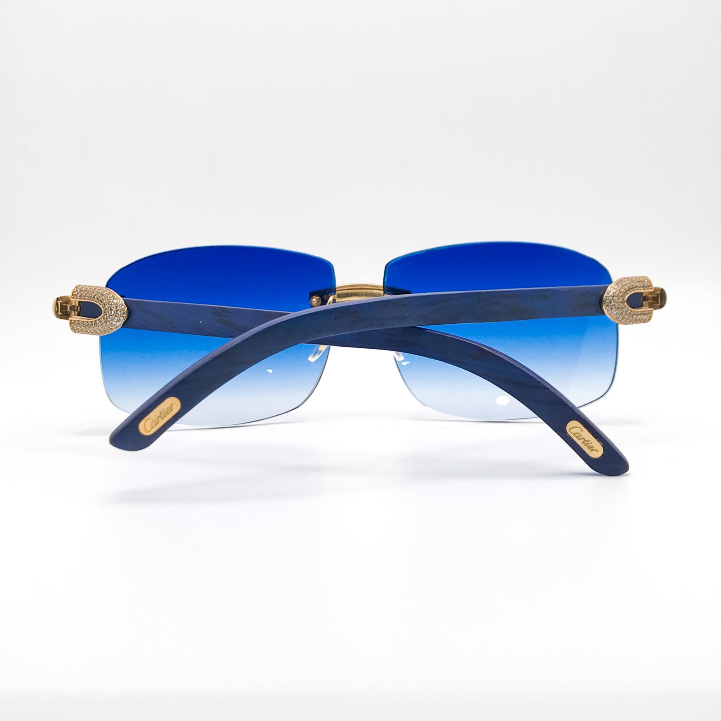 Blue Woods with 5pc Bead #6 Blue Gradient Tint Sunglasses