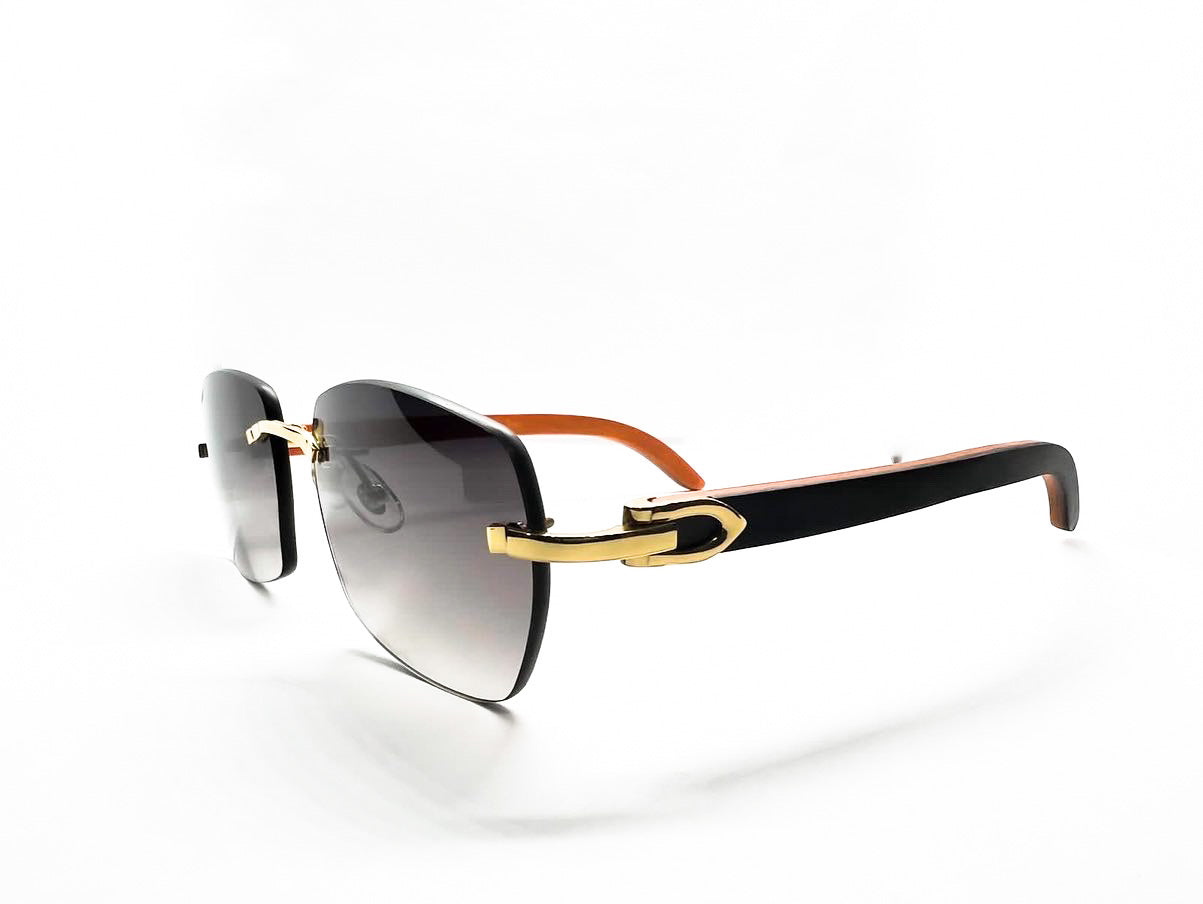 C Decor - Blue & Orange Woods w/ Custom Gray Cartier Lenses