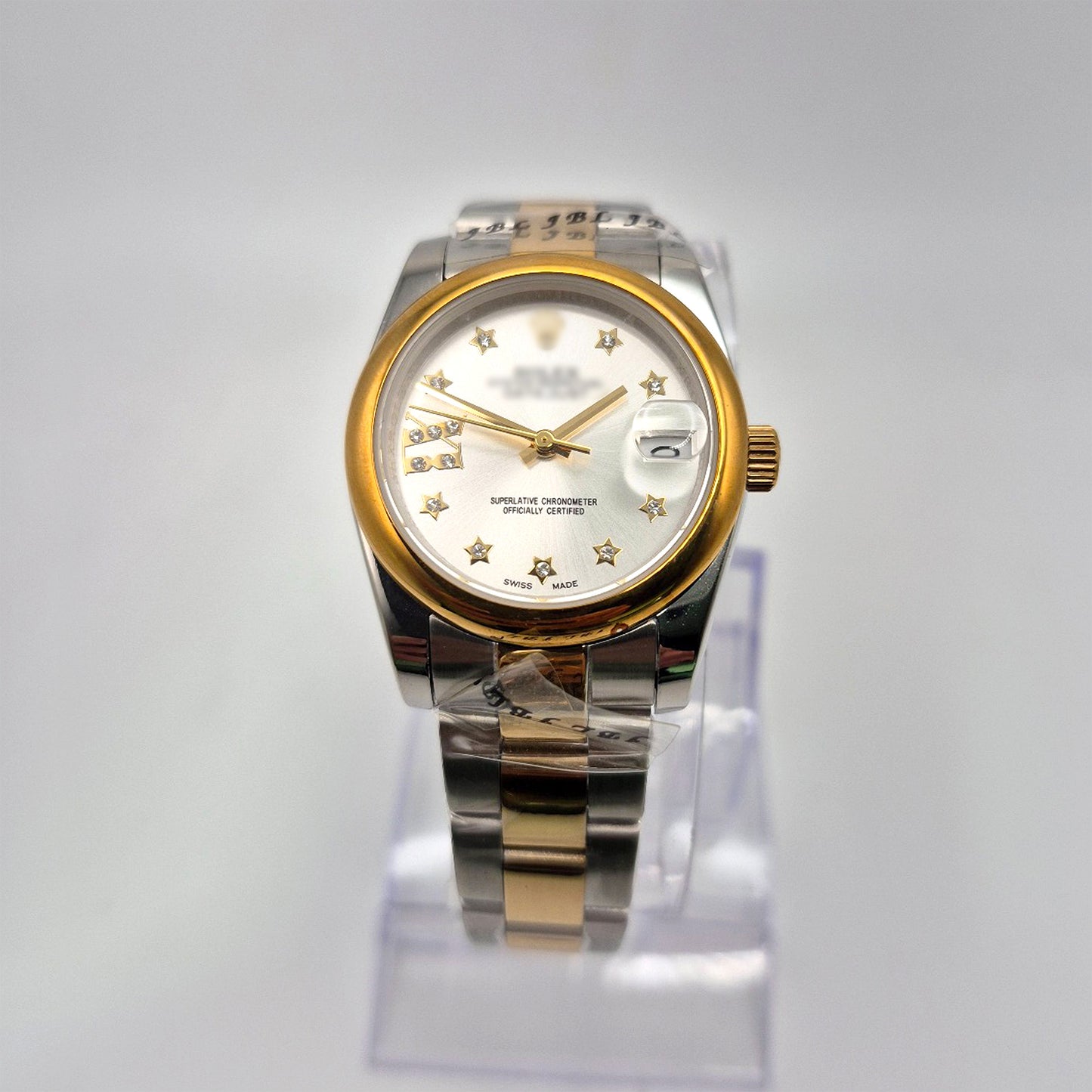 RLX DTJ - Two-Tone Watch - Silver Dial (Smooth Bezel)